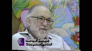 Art Meets AI: Harold Cohen's Robotic Painting Revolution on CNN's Future Watch | Rare Footage