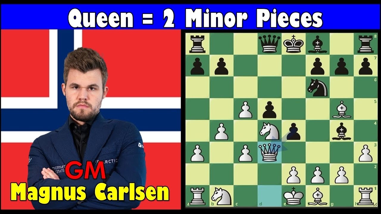 Queen Sacrifice #chess #magnuscarlsen