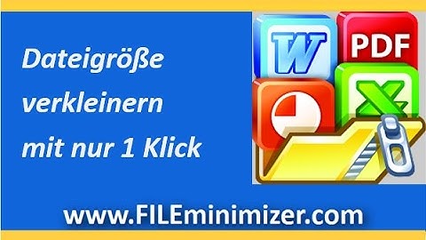PDF, PPT, Foto Dateigrössen extrem verkleinern - NFO Reduzierlösung - FILEminimizer - balesio
