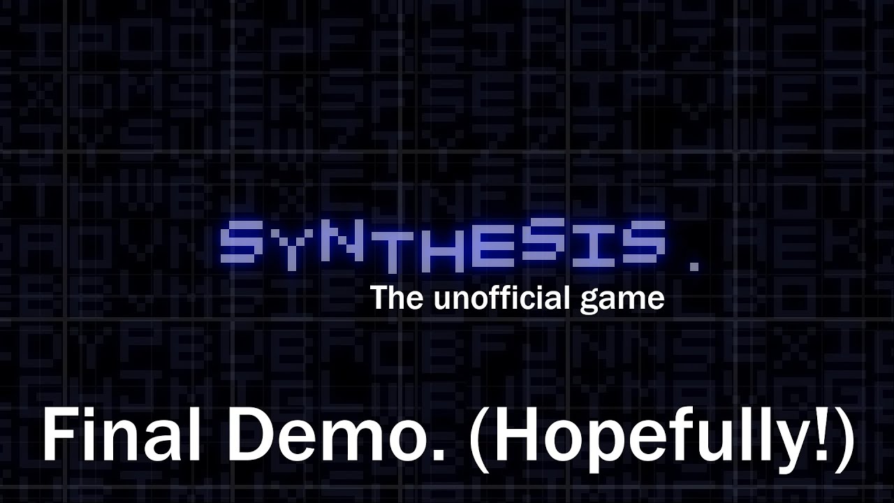 (Hopefully) final demo for Project Synthesis.