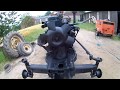 URSUS C-360 PIASKOWANIE   !!!widok z helmu!!!!!     (SANDBLASTING POV)