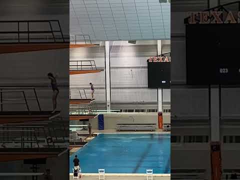 Group C 12-13y girls USA Junior Diving practice: 203c on 5m platform.