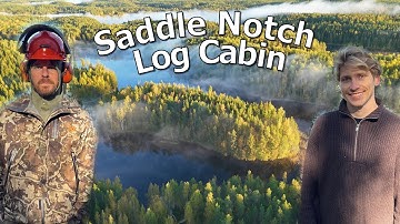Building a Log Cabin On Our Island Ep.7 With @wildhomestead