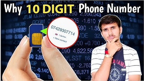 Why 10 Digit Mobile Number | Why Phone Number Is 10 Digit | Indian Phone Number System
