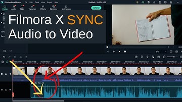 Filmora X - Easily Sync Audio with Video (Avoid this Common Mistake)