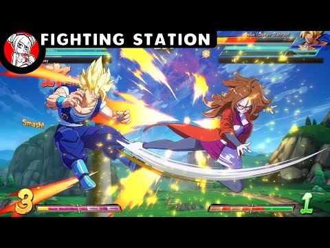 Android 21 Lab Coat vs Goku SS (High Level Gameplay) - Dragon Ball FighterZ