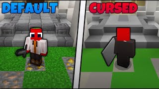 The MOST CURSED TEXTURE PACK... (Minecraft bedrock)