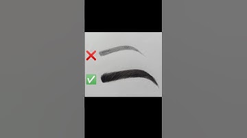 || How to draw a realistic eyebrows  drawing || #eyebrowtutorial #easytips #drawing #youtubeshort