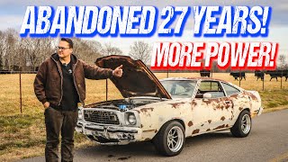 ABANDONED Mustang Cobra Rescued After 27 Years  EASY Power Upgrades!