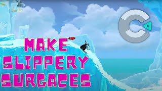 How to make slippery surfaces in Construct 3