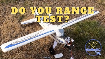 How to range test your RC Plane and understanding the warning signs that lead to signal loss