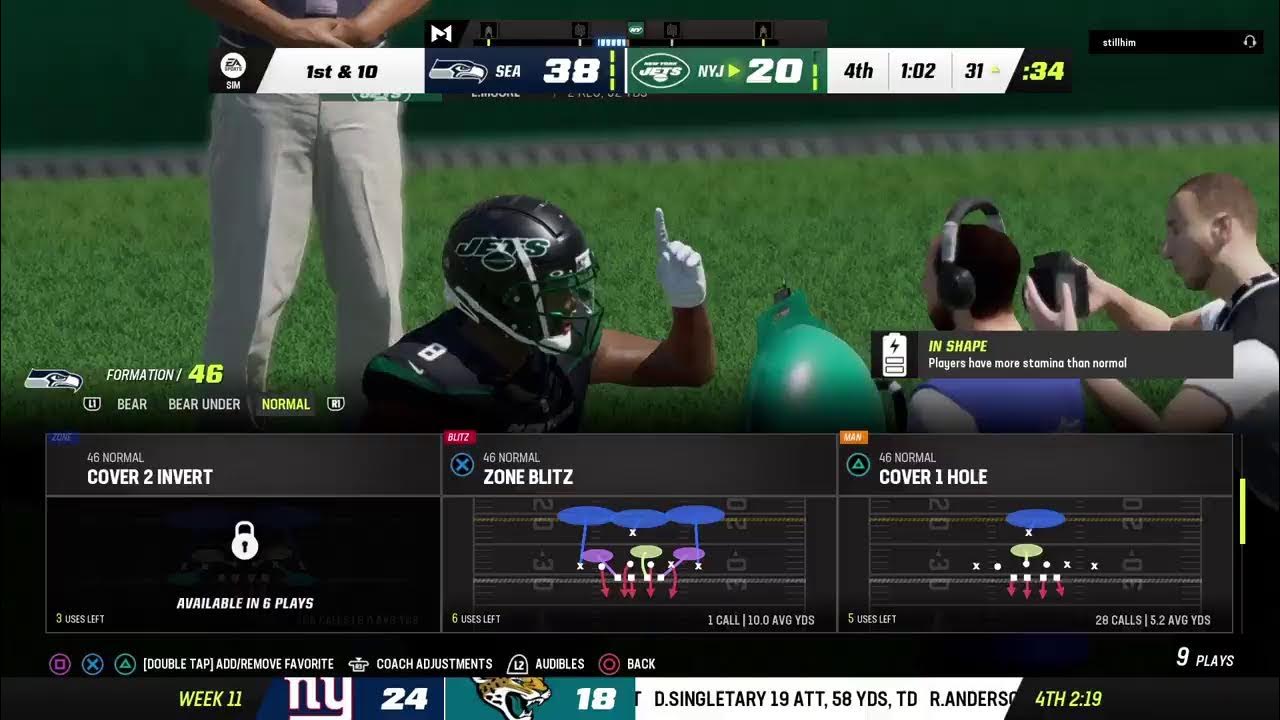 Seahawks vs Jets YouTube