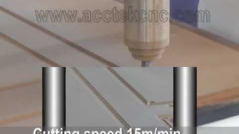 AccTek AKM1325 cnc router machine working video