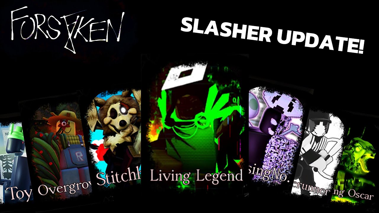 EVERY NEW KILLER SKIN GAMEPLAY! (Slasher Update) | Forsaken - YouTube