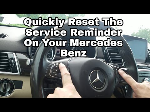 2016 Mercedes Benz Gle350 Maintenance Service Reminder Reset How to