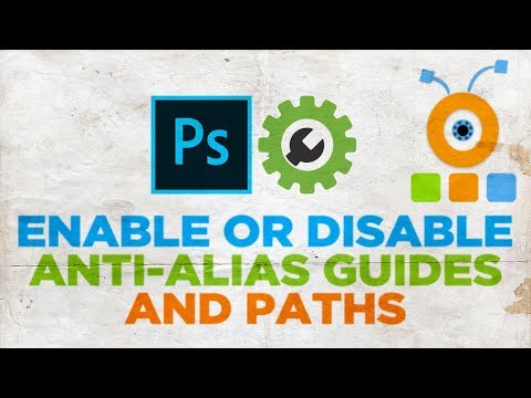 Come abilitare Anti alias Guide e percorsi in Photoshop