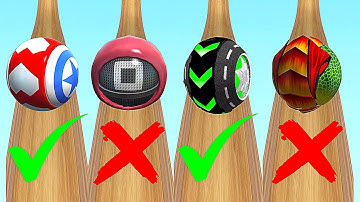 Going Balls vs Sky Rolling Ball 3D vs Action Ball vs Rollance - Mega Speed Run Walkthrough Race 2025