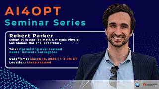 AI4OPT Seminar: Optimizing over trained neural network surrogates Wealth