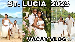 😱🏝️OUR FIRST VACATION WHILE PREGNANT🤰🏾St. Lucia 2023 VLOG 💕Msnaturally Mary