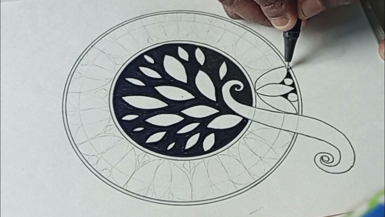 How to draw a Mandala || Mandala art for begginers || Mandala therapy 