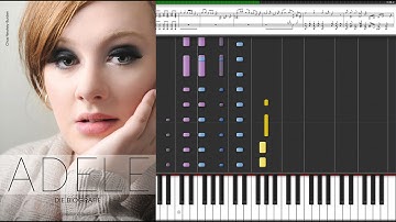 Adele - Rolling in the deep / Piano Tutorial Piano Cover - Sheet Music