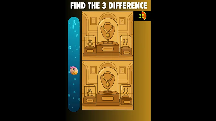 How Many Differences Can You Spot? Jewelry Challenge #brainteaser #observation