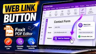 How to Make a Button Open a Website in Foxit PDF Editor
