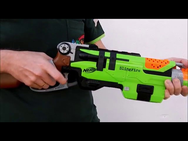 Nerf Zombie Strike Doominator! Épica Shotgun Estilo Minigun 