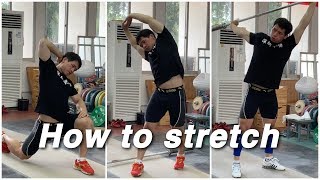 how to stretch and warm up for weightlifting