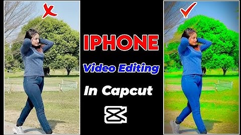 IPhone video editing in android | iphone jaisa photo edit kaise kare android | capcut color grading