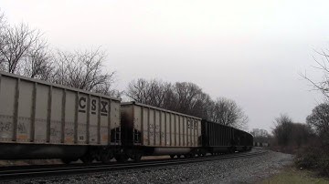 CSX E725 in Hi Def at Shenandoah Junction,West Virginia on December 21,2013.