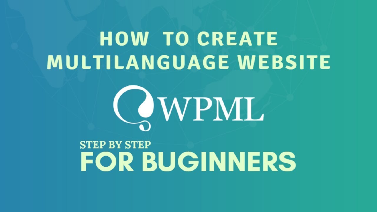 WPML Plugin Setup For WordPress | How To Translate & Build A ...