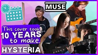 This 'Hysteria' cover took 10 years! Tarn Softwhip, Daisy Pepper, Amy Lewis   Corey | Musician React