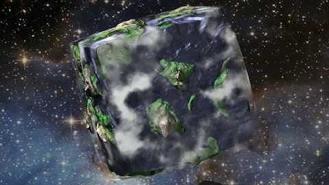 Cube Planet (Povray Animation Video)