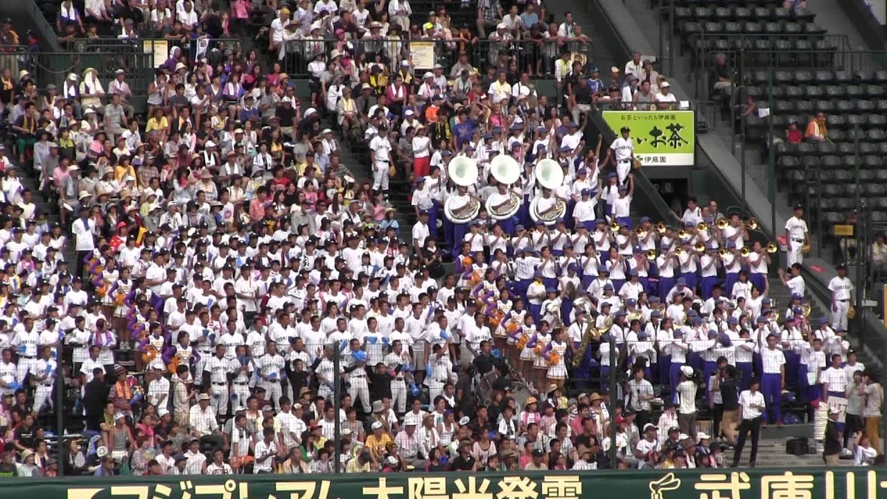 【高音質・高校野球応援歌メドレー】 富山商 応援チアリーダーのパフォーマンス 2014夏の甲子園