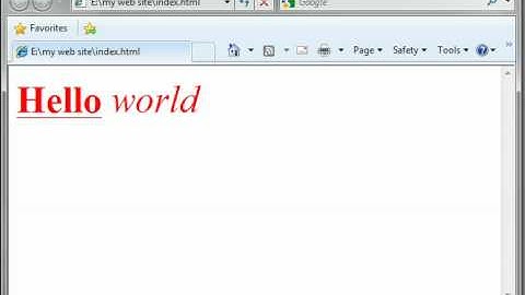 HTML Tutorial 02 - Basic Text Rendering