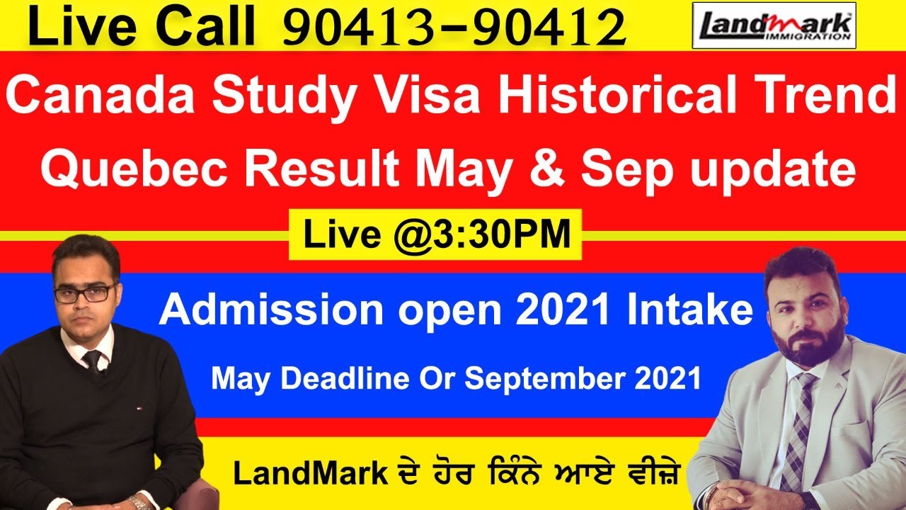 Canada Study Visa Historical Trend Quebec Result May & Sep update - YouTube