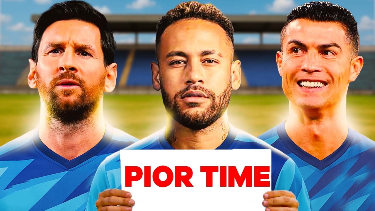 Coloquei CRISTIANO RONALDO, NEYMAR e MESSI no PIOR TIME do BRASIL