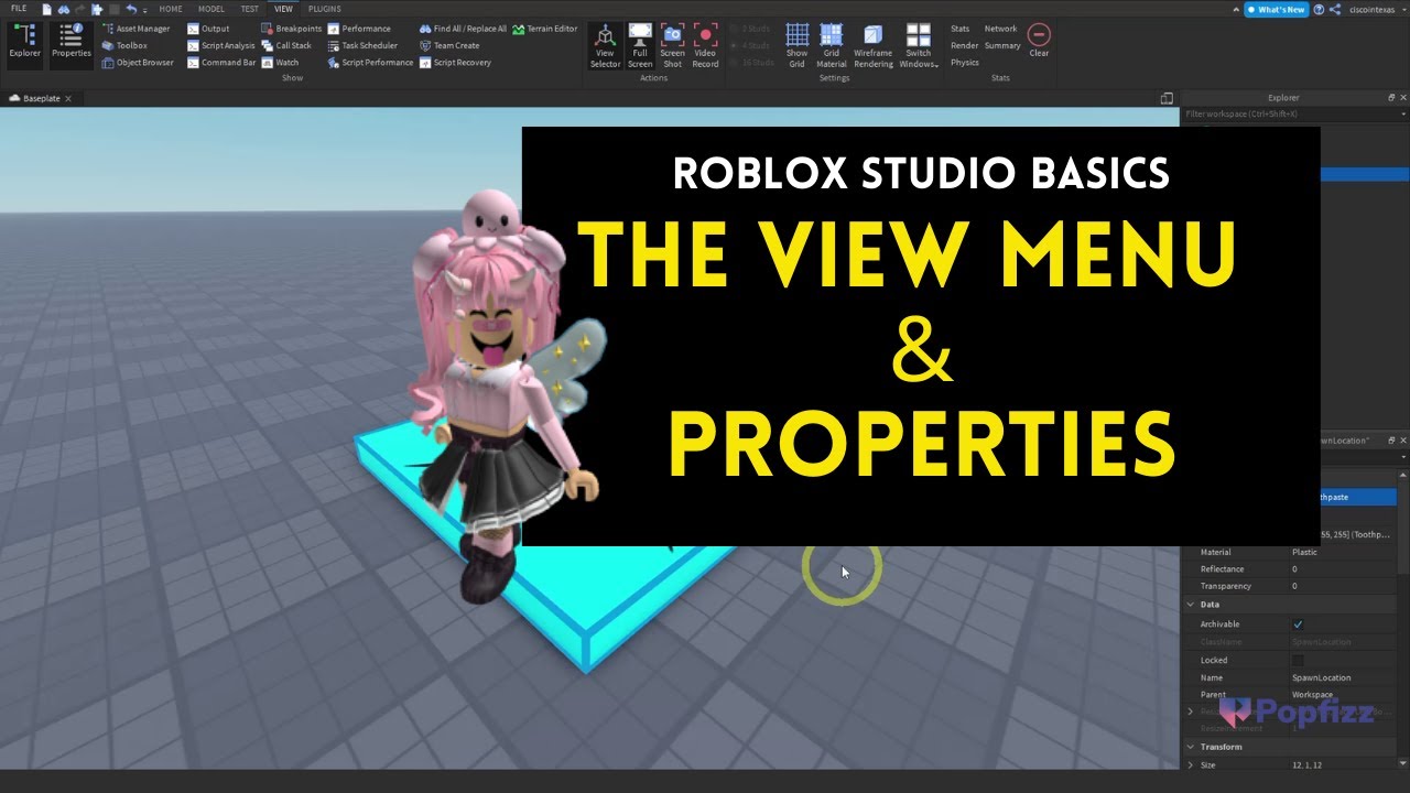 How to put roblox studio workspace back into window - Game Design