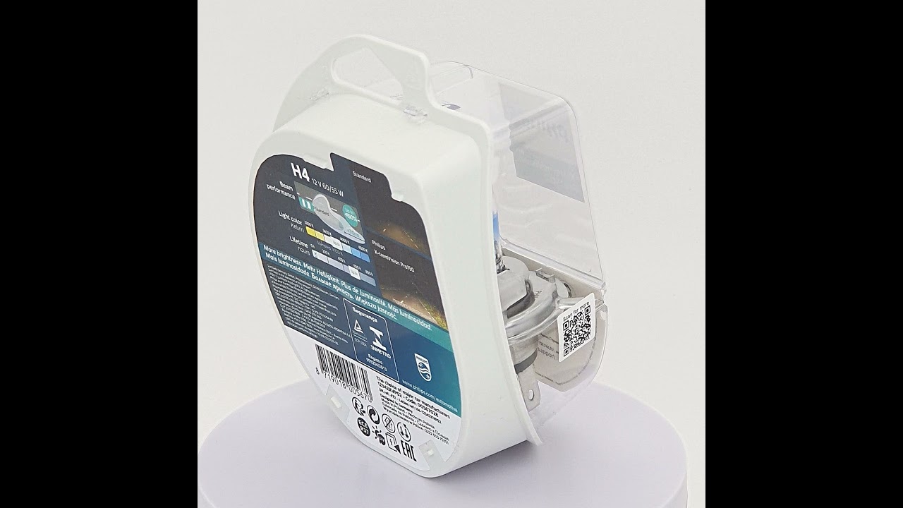 Галогенные лампы Philips H4 (P43t) X-treme Vision Pro150 (+150%) (2 шт.) 12342XVPS2