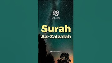 Surah Az-Zalzalah (The Earthquake) - Mishary Rashid Alafasy - سورة الزلزلة