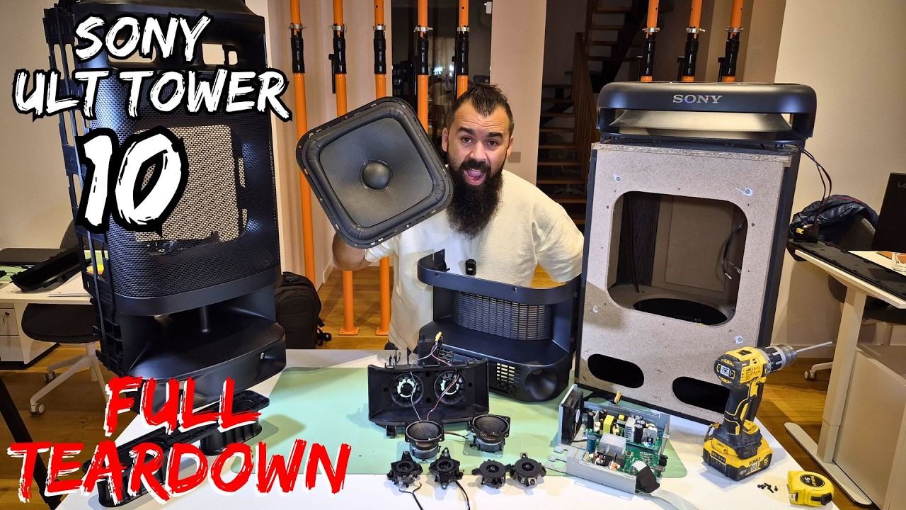 Полная разборка Sony ULT Tower10