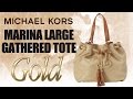 Michael Kors Marina Large Gathered Tote  Review