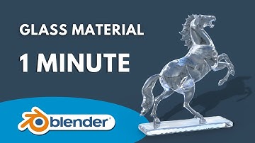 Realistisch glasmateriaal in Blender | Cycles Shader Tutorials