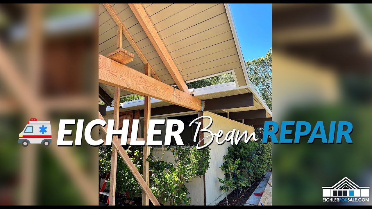 Eichler Beam Repair Eichler Home Repair How to fix dry rot on post