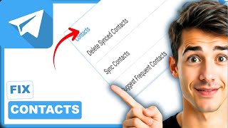 Come risolvere il problema dei contatti che non vengono visualizzati su Telegram (metodo più semp... screenshot 3