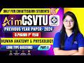 CSVTU D.Pharm 1st Year Human Anatomy & Physiology | Previous Year Paper - 2024 | LongType Part - 1