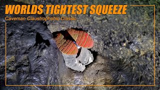 The tightest cave squeeze ever recorded (6x10 inches). screenshot 4