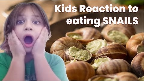 Kids Reaction to Eating Snails