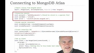 CST 2120 – Week 10 | Video 27: Node.js and MongoDB - David Gamez